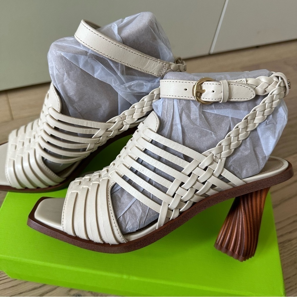 Sam Edelman Holland Heeled Sandals in Ivory - Picture 6 of 6